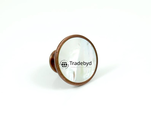 Perillas de cajón ecológicas duraderas con Incrustaciones de nácar minimalistas modernas para armarios de cocina y baño Tradebyd - Product Image 1