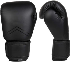 Guantes de boxeo de cuero PU con logo personalizado, guantes de boxeo de diseño OEM - Product Image 1