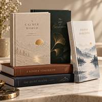 Service d'impression de livres de luxe personnalisés à couverture rigide – Usine d'impression professionnelle de livres – Faible MOQ – Livres à couverture rigide avec dorure à chaud et gaufrage