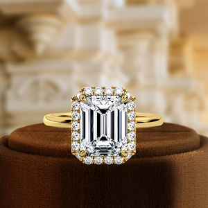Anillo de boda de compromiso clásico de oro de 14 quilates certificado IGI para mujer E/VS1 Prong Solid Lab Grown Diamond Peace Christian Party Gift - Product Image 3