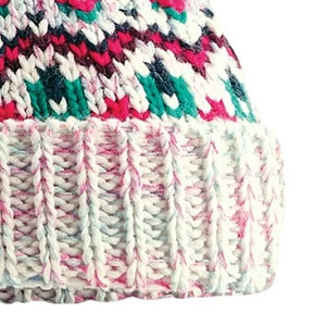 Gorro de invierno con logotipo personalizado bordado unisex, gorros de 60 colores, gorro de punto liso con puño, accesorio de escena informal - Product Image 6