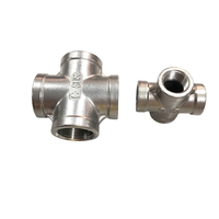 Raccords de tuyauterie croisés à 4 voies en acier inoxydable de 3 pouces, haute spécification, lisses, personnalisés, solutions de plomberie au gaz de la marque Chico