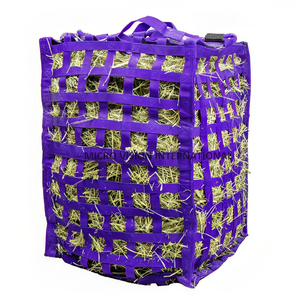 Alta qualità quattro lati alimentazione lenta cavallo sacchetto di fieno in Nylon colorato <span class=keywords><strong>2</strong></span> pollici aperture quadrate Dressage sella conforme - Product Image 2