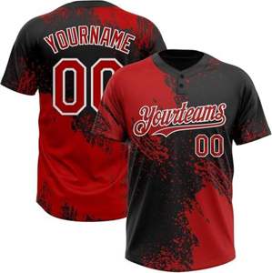 Camiseta de béisbol personalizada de alta calidad, nuevo diseño, estampado por transferencia de calor, transpirable, secado rápido, 100% poliéster, béisbol y softbol - Product Image 5