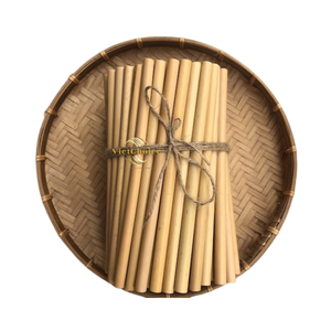 Pajita Reutilizable de Bambú, Solución Biodegradable y Libre de Plástico - Product Image 1