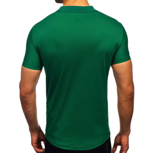 Polo tricoté brodé 225g pour homme et femme, coupe ajustée, anti-boulochage, uni, en piqué d'Islande, manches courtes, respirant - Product Image 2