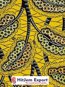 ผ้าบาติกพิมพ์ลายขี้ผึ้งจากกานาแท้จากแอฟริกาและผ้าฝ้ายอังการาดีไซน์แบบผ้าบาติกเหมาะสำหรับกระเป๋าหัตถกรรมผ้าถุงผ้าและเสื้อผ้า - Product Image 6