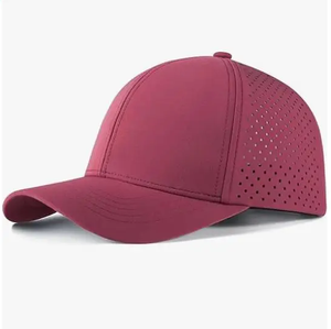 Lot de 100 casquettes de golf sportives découpées au laser à 7 panneaux, personnalisables, avec cordon, imperméables, en tissu, ajustables, unisexes, à visière plate, vente en gros - Product Image 6