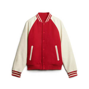 แจ็คเก็ตผ้าฝ้าย/ขนแกะสำหรับผู้ชายเสื้อแจ็กเก็ตผ้าคอตตอนแขนยาวพิมพ์ลายแบบกำหนดเอง - Product Image 1