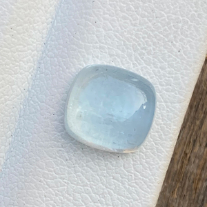 Cabujones con forma de Cojín cuadrado de Aguamarina de Color superior Natural, piedra preciosa suelta de buen brillo para hacer joyas de 2,33 quilates - Product Image 1