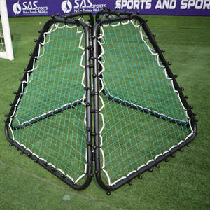 Red de fútbol plegable multideporte de 4 vías y reboteador de entrenamiento de fútbol para practicar golpes, equipo de entrenamiento de fútbol - Product Image 3