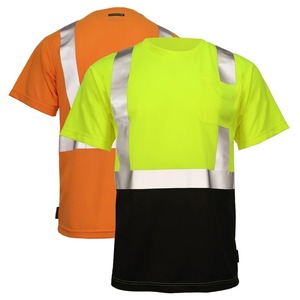 Vente en gros de haute qualité à manches longues Hi VI haute visibilité Logo personnalisé Chemise de sécurité de qualité supérieure pour hommes - Product Image 3