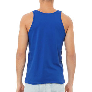 Light <b>Weight</b> 100% Cotton Breathable High Street Style Factory Direct <b>Sale</b> Gym Workout Tank Top <b>for</b> Men's Clothing Comfortable - Product Image 3