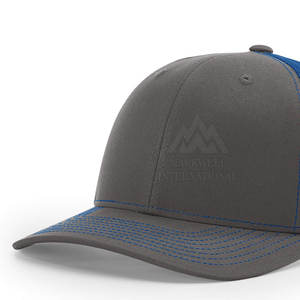 Quantité minimale de commande bas Chapeaux de camionneur Logo personnalisé Chapeaux de camionneur universels Casquette de camionneur en coton uni avec logo personnalisé - Product Image 5