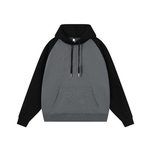 Sweat-shirts à capuche personnalisés avec logo numérique, 100% coton molletonné, design oversize à épaules tombantes pour l'hiver, respirant et à séchage rapide, pour hommes - Product Image 4