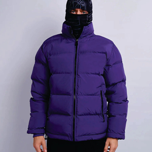 Doudoune d'hiver lourde imperméable pour hommes légère matelassée compressible avec capuche Patchwork Camouflage réversible - Product Image 6