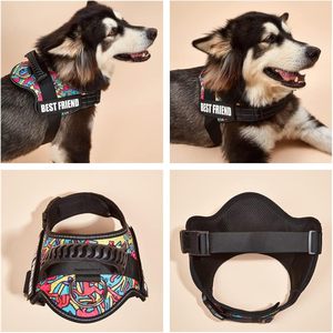 Colete Oxford reflexivo com fácil controle Handle e No-Choke Explosão Proof Chest Dog <span class=keywords><strong>Safety</strong></span> <span class=keywords><strong>Harness</strong></span> - Product Image 3