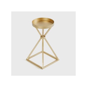 Bougeoir en laiton nouveau Design bougeoir en métal pour la décoration de la maison nouveau bougeoir fini Vintage au prix de gros - Product Image 2