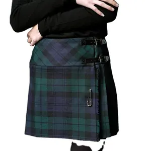 Spirit Tartan Unisexกระโปรงคุณภาพสูงมาใหม่ที่ขายดีที่สุดเซ็กซี่ผู้หญิงมินิกระโปรง/แบบดั้งเดิมสก็อตแลนด์Kilt