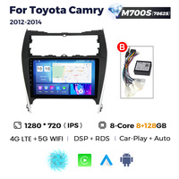 NaviFly Autoradio tactile Android le plus récent pour Toyota Camry 2012-2014 avec Car Play Android Auto