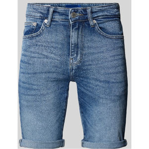 Short en jean unisexe pour l'été, séchage rapide, délavé à l'acide, style décontracté avec poches - Product Image 5