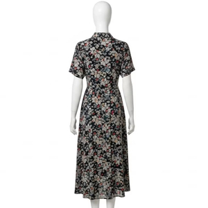 Vestidos Casuales de Algodón y Seda Transpirables con Estampado Digital, Material Suave y Ligero, Estilo de Moda para Uso Diario - Product Image 3