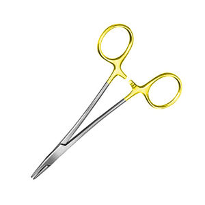 ที่จับเข็มผ่าตัดเว็บสเตอร์แบบเรียบเกรดผ่าตัด  แบบใช้ครั้งเดียว สีทองครึ่งตัว  ที่จับเข็มผ่าตัดเว็บสเตอร์แบบเรียบ TC - Product Image 2