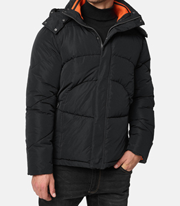 Chaqueta Acolchada de Invierno para Hombre, 100% Poliéster, Personalizable con Logotipo, Chaqueta de Algodón con Burbujas - Product Image 4