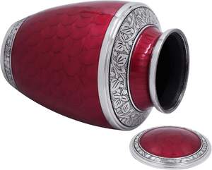 Urna Decorativa de Metal de Estilo Americano de Calidad Superior, Diseño Atemporal, Grabados Elegantes, Construcción Resistente y Duradera - Product Image 3