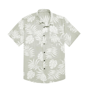 Chemises d'été douces et décontractées personnalisées pour hommes chemise à manches courtes de style plage pour hommes chemises hawaïennes imprimées d'été pour hommes vente en gros - Product Image 4