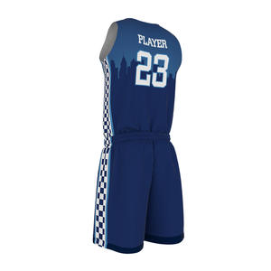 Gants à rayures par sublimation design gratuit Chemises d'uniforme de basket-ball de ville Vêtements de sport unis Maillots de basket-ball avec logo d'équipe personnalisé pour homme - Product Image 4