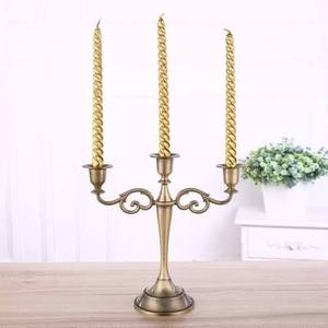 Handmade Aluminum 5-Arm <b>Candle</b> Stand Home Decorative Tabletop Holder for Christmas <b>Wedding</b> Birthday & Easter - Product Image 2