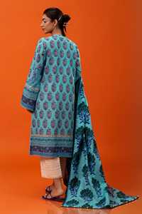 Trajes de césped de 3 piezas para mujer de Pakistán e India, venta al por mayor, más vendidos, estampado Digital, Color sólido, vestidos de césped informales de alta calidad - Product Image 3