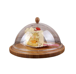 Acacia Wood Classic Design <b>Dessert</b> and Cake Server Display Tray for Home or Hotel Usage Decorative Item Best Price - Product Image 4