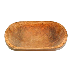 Bols à pâte en bois de mangue solide de forme ovale faits à la main pour décoration de table décoration de cuisine bols à pâte en bois décoratifs muraux - Product Image 4