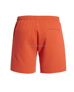 Service OEM 100% Coton Short de Sport pour Hommes Logo Personnalisable Décoration à Carreaux Vintage Surdimensionnée et Respirante Style Streetwear - Product Image 6