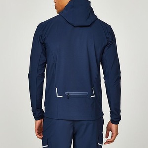 Ensembles de shorts deux pièces coupe-vent en nylon personnalisé vente en gros pour hommes 2025 Survêtement imperméable à glissière pour garçons vente en gros - Product Image 3