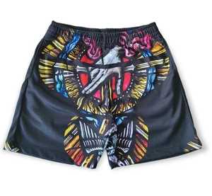 <b>Men's</b> Custom Full Sublimation Printing Basketball Mesh <b>Shorts</b> <b>with</b> <b>Zipper</b> <b>Pockets</b> Solid Pattern Casual Style Stitched Logo - Product Image 3