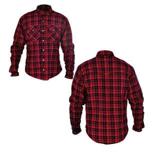 Chemises en flanelle de moto classiques fabriquées en usine Chemises en flanelle de vêtements de moto pour hommes personnalisées et réglables meilleure arrivée - Product Image 5