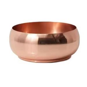 Elegante Tazón de Cobre Hecho a Mano para Servir Frutas, Ensaladas y Aperitivos en el Hogar, la Cocina o Fiestas - Product Image 3