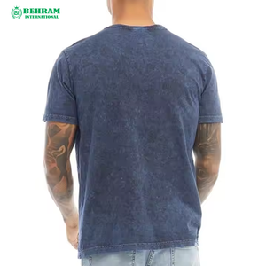 T-shirt Homme Coupe Droite Épaules Tombantes 240 GSM Haute Qualité en Mélange Bambou/Coton Séchage Rapide Écologique Décontracté - Product Image 5