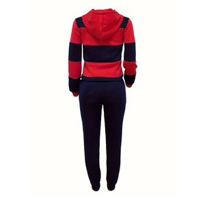 Top grossiste personnalisé 100% coton survêtement de qualité supérieure pour femmes dernière conception ensembles de sweat à capuche uni pour femmes pour l'hiver nouveau - Product Image 2
