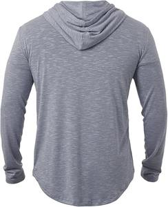 Vêtements de sport Pull sans manches personnalisé de haute qualité Slim Fit Athletic Fitness Training Muscles Hoodie pour homme - Product Image 3