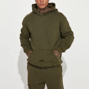 Chándal personalizado de alta calidad, ropa de hombre, chándal de calentamiento a precio al por mayor, chándal de hombre con diseño de logotipo hecho en Pakistán - Product Image 5