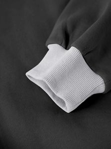 Sweat-shirt ample à col en V unisexe à la mode pull surdimensionné décontracté Streetwear haut baggy en coton doux à ourlet côtelé - Product Image 2
