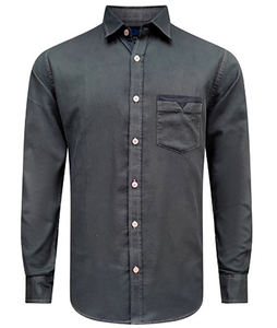 2025 nouveauté hommes Vintage imprimé fleuri flanelle robe chemise 100% coton simple bouton fermeture écologique OEM Service - Product Image 5