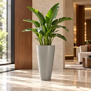 Fida Slim <b>Tall</b> Tapered Fiber <b>Planter</b> - Product Image 5