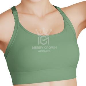 Broderie femmes séchage rapide respirant Push Fitness soutien-gorge sans couture athlétique entraînement vêtements de sport - Product Image 1