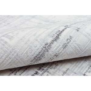 Tapis moderne gris Netline CN018 Depot, 100% acrylique, anti-peluches, facile à nettoyer, durable, 80x150cm, kg pour chambre à coucher, bureau, enfants - Maison - Product Image 5