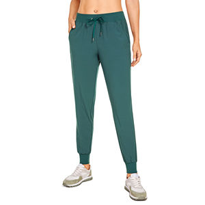 Pantalones Deportivos para Mujer, Pantalones de Chándal con Logotipo Personalizado, Pantalones Deportivos de Cintura Alta para Mujer, Pantalones Deportivos Atléticos para Correr, Diseño de Pantalones Deportivos - Product Image 1